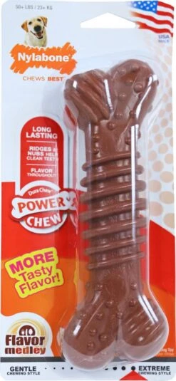 NylaBone Dura Chew Ridges Bot Kip L