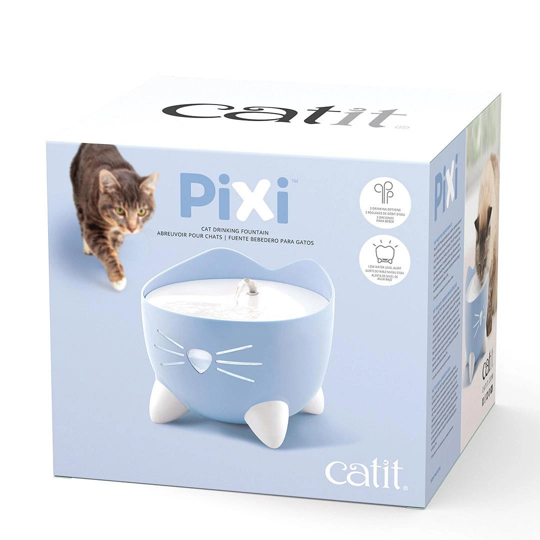 Catit Pixi Drinkfontein Blauw 4 Catit Pixi Drinkfontein Blauw - Afbeelding 2