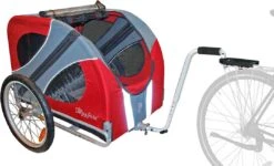 DoggyRide Hondenfietskar Novel 20 Rood/Grijs