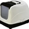 Moderna Kattenbak Flip Cat Zwart/wit -Dierenwinkel 0213264