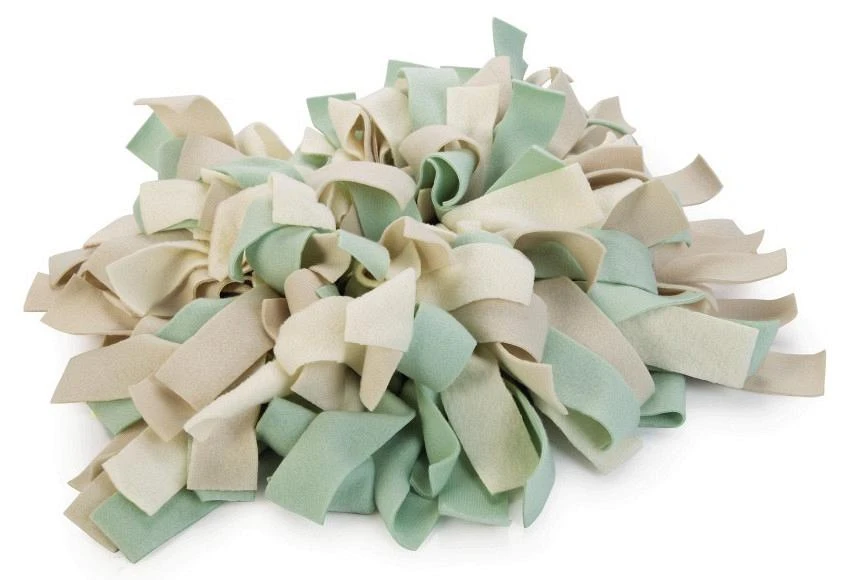 Beeztees Snuffelmat Wispy Grijs/mint 3 Beeztees Snuffelmat Wispy Grijs/mint