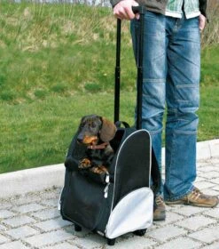 TRIXIE Trolley Hond Zwart/grijs -Dierenwinkel 4011905028804 2