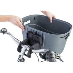 TRIXIE Fietsmand Voor Aan Het Stuur Grijs -Dierenwinkel 4011905130965 6