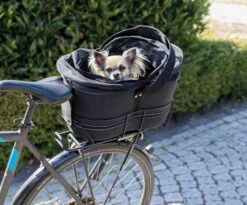 TRIXIE Fietsmand Voor Smalle Bagagedragers Zwart