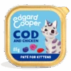 Edgard & Cooper Kattenvoer Kitten MSC Kabeljauw & Kip Paté 85 Gr -Dierenwinkel 5407009641091 01