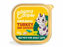 Edgard & Cooper Kattenvoer Adult Organic Kalkoen & Kip Paté 85 Gr