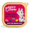 Edgard & Cooper Kattenvoer Senior Kip & Kalkoen Paté 85 Gr -Dierenwinkel 5407009641176 01