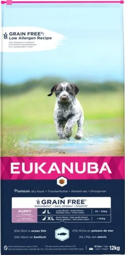 Eukanuba Hondenvoer Puppy & Junior L/XL Grain Free Oceanfish 12 Kg
