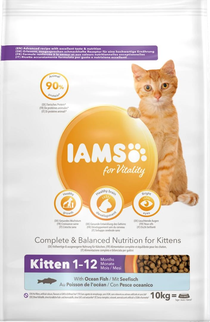 IAMS Kattenvoer Kitten Ocean Fish 10 Kg 3 IAMS Kattenvoer Kitten Ocean Fish 10 Kg