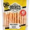 Voskes Rawhide Met Kip Twist 40 St -Dierenwinkel 8711242932173