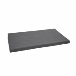 SnObbs Benchmatras Buffalo Cowboys Dark Grey -Dierenwinkel Benchmat kunstleer snObbs darkgrey 4 schuinliggend