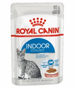 Royal Canin Kattenvoer Indoor In Gravy 12 X 85 Gr -Dierenwinkel Indoor in Gravy Pouch
