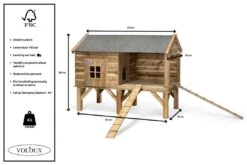 Voldux Kippen- Of Konijnenhok Dennis -Dierenwinkel Kippenhok Dennis 8720094050584 5