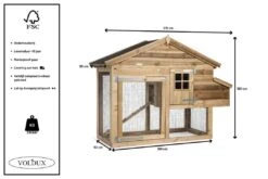 Voldux Kippen- Of Konijnenhok Nova Rechts -Dierenwinkel Kippenhok Nova rechts 8720094050263 5