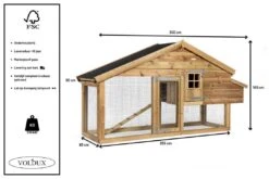 Voldux Kippen- Of Konijnenhok Romy Rechts -Dierenwinkel Kippenhok Romy rechts 8720094050287 5