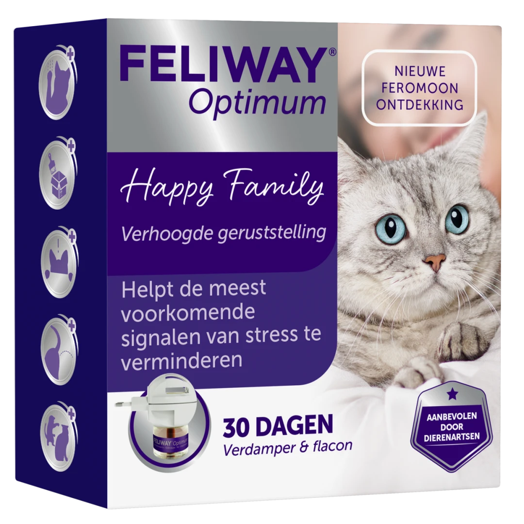 Feliway Optimum Diffuser + Refill 48 Ml 4 Feliway Optimum Diffuser + Refill 48 Ml - Afbeelding 2