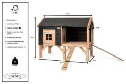 Voldux Kippen- Of Konijnenhok David -Dierenwinkel Voldux Kippenhok David 8720569162101 7