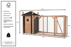 Voldux Kippen- Of Konijnenhok Hooiberg Mees XL -Dierenwinkel Voldux Kippenhok Hooiberg Mees XL 8720569162248 5