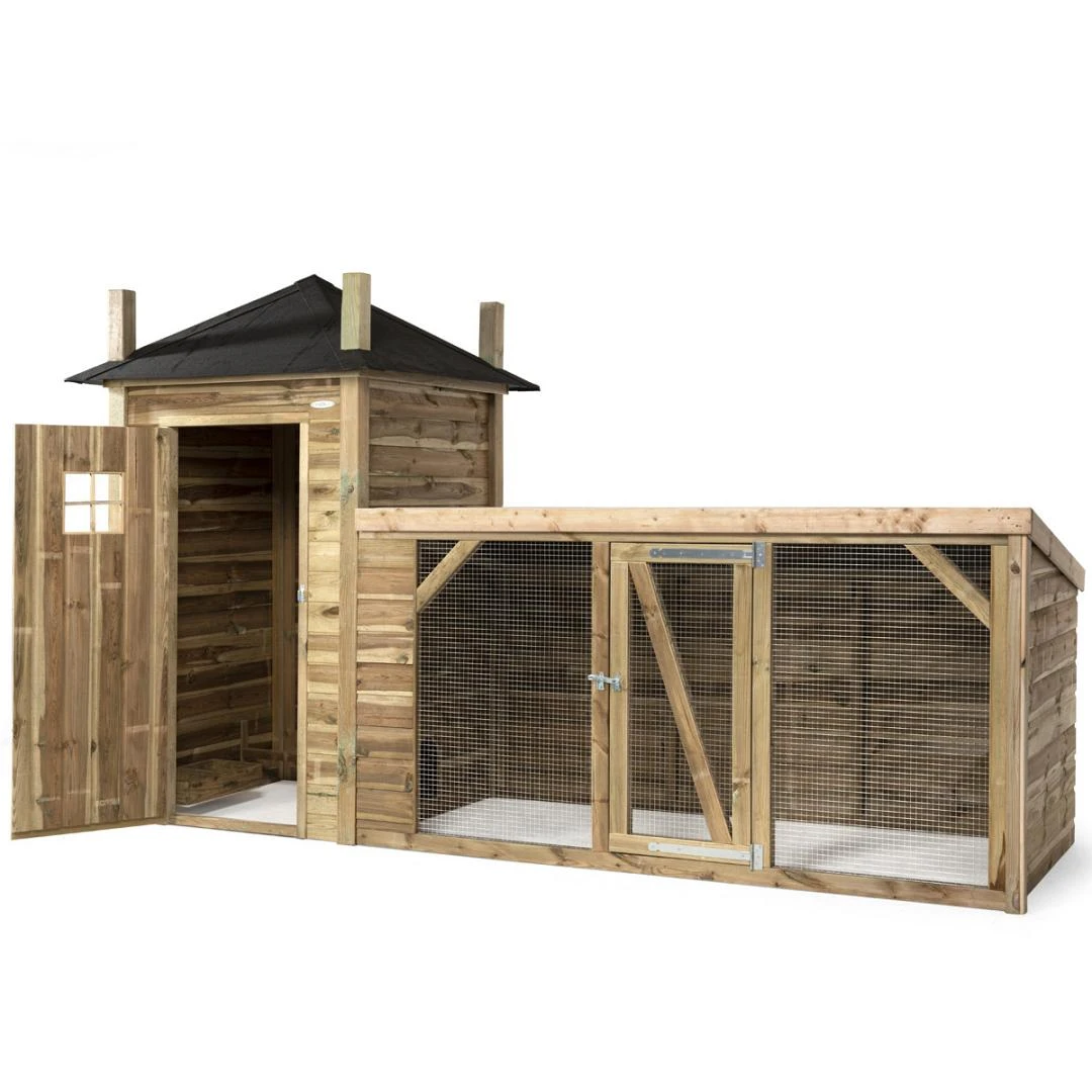 Voldux Kippen- Of Konijnenhok Lotte 4 Voldux Kippen- Of Konijnenhok Lotte - Afbeelding 2