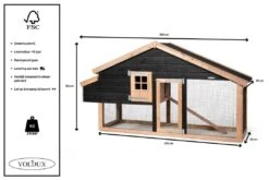 Voldux Kippen- Of Konijnenhok Remco Links -Dierenwinkel Voldux Kippenhok Remco Links 8720569162118 8