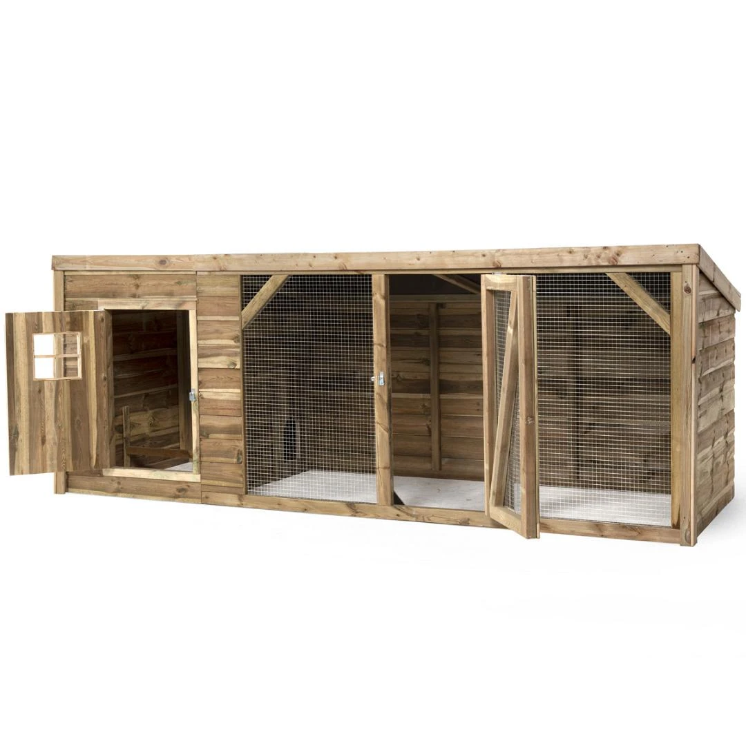 Voldux Kippen- Of Konijnenhok Brit XL 4 Voldux Kippen- Of Konijnenhok Brit XL - Afbeelding 2