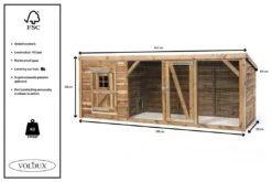 Voldux Kippen- Of Konijnenhok Brit XL 9 Voldux Kippen- Of Konijnenhok Brit XL -Dierenwinkel Voldux Kippenren Brit XL 8720569162309 5