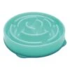 Outward Hound Slo-Bowl Fun Feeder Teal -Dierenwinkel hofman slobowlfeeder drop lightblue