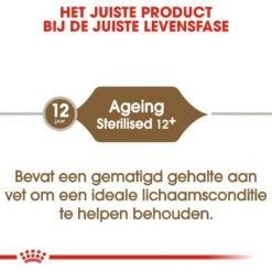Royal Canin Kattenvoer Ageing Sterilised 12+4 Kg -Dierenwinkel royal canin ageing sterilised 12plus senior kat oudere kat vanaf 12 jaar hero image 9