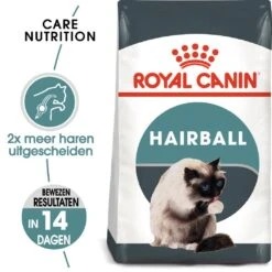 Royal Canin Kattenvoer Hairball Care 2 Kg -Dierenwinkel royal canin hairball care volwassen kat haarballen hero packshot