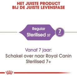 Royal Canin Kattenvoer Sterilised 37 2 Kg -Dierenwinkel royal canin sterilised 37 volwassen kat castratie sterilisatie hero image 9 1